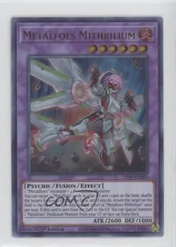 UR - Metalfoes Mithrilium 1st Ed. YuGiOh Ghosts From The Past #GFTP-EN095 - Image 1
