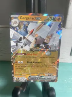 Garganacl EX 089/142 S&V Stellar Crown Holo Double Rare Pokemon Card - NM - Image 4