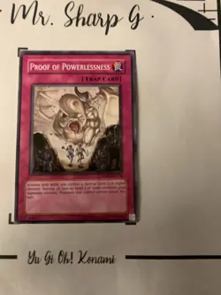 PROOF OF POWERLESSNESS - RGBT-EN076 ENGLISH Yu-Gi-Oh! CARD COMMON KONAMI 2009 - Image 2