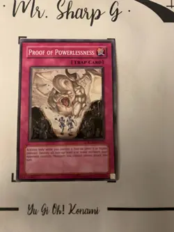PROOF OF POWERLESSNESS - RGBT-EN076 ENGLISH Yu-Gi-Oh! CARD COMMON KONAMI 2009 - Image 3