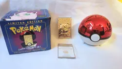 Vntg Pokemon 23k Gold-Plated Trading Card 1999 Burger King Jigglypuff -MINT CARD - Image 1