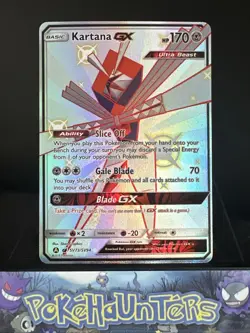 Pokemon Card Kartana GX SV73/SV94 Hidden Fates Shiny Vault Full Art Holo Rare NM - Image 1