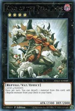 ANGU-EN049 King of the Feral Imps 1st Edition Rare Near Mint YuGiOh Card TCG - Image 1