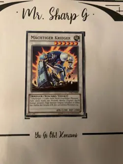 MACHTIGER KRIEGER - LVAL-DE096 DEUTSCH Yu-Gi-Oh! CARD GAME TCG ORIGINAL 2014 - Image 3
