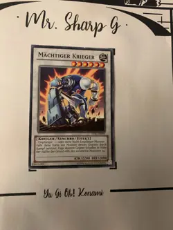 MACHTIGER KRIEGER - LVAL-DE096 DEUTSCH Yu-Gi-Oh! CARD GAME TCG ORIGINAL 2014 - Image 4