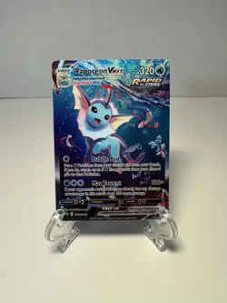 Vaporeon VMAX SWSH182 Sword & Shield Black Star Promo Holo Card NM Condition - Image 1