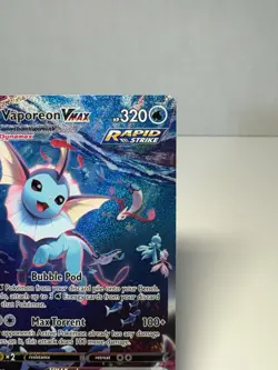 Vaporeon VMAX SWSH182 Sword & Shield Black Star Promo Holo Card NM Condition - Image 2