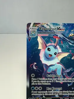 Vaporeon VMAX SWSH182 Sword & Shield Black Star Promo Holo Card NM Condition - Image 3
