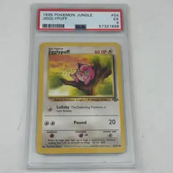 Jigglypuff Jungle Collection Pokemon Card TCG, 54/64 PSA 5 - Image 1