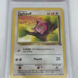 Jigglypuff Jungle Collection Pokemon Card TCG, 54/64 PSA 5 - Image 3