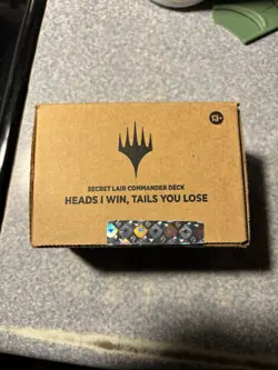 Mtg Secret Lair Drop Heads i win Tails you Lose Commander deck!! - Image 1