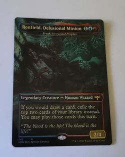 MtG Renfield, Delusional Minion (VOW-342) Rare Dracula Art Foil English MINT - Image 1