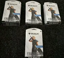 MTG Magic the Gathering Final Fantasy Play Booster sleeved mtg LOT of 19packs🔥 - Image 1