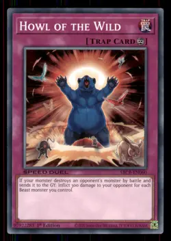 Yugioh Howl of the Wild #SBCB-EN060 Speed Duel: Battle City Box LP - Image 1