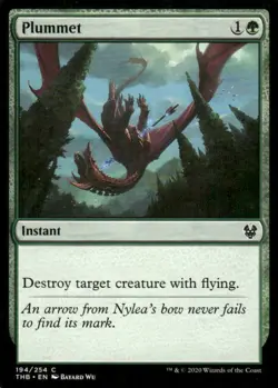 Plummet 195/254 Theros Beyond Death MTG Magic the Gathering card - Image 1