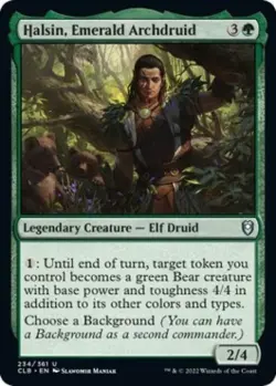 Halsin, Emerald Archdruid - Near Mint MTG - Image 1