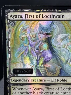 MTG: Multiverse Legends Ayara First of Locthwain 485/500 Serialized Foil NM! - Image 2