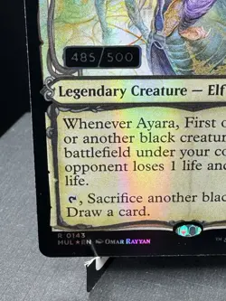 MTG: Multiverse Legends Ayara First of Locthwain 485/500 Serialized Foil NM! - Image 5