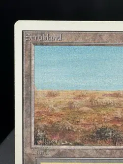 MTG Magic The Gathering Unlimited Scrubland not Revised Dual Land LP/MP 1993 - Image 2