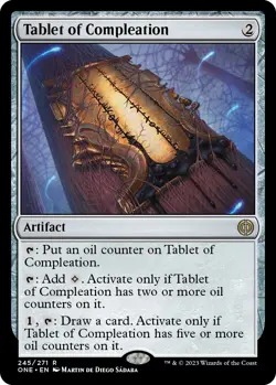 MTG Foil - Tablet of Compleation - 245 / NM / English - Image 1