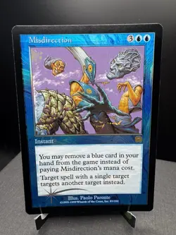 MTG Mercadian Masques Misdirection 87/350 Foil Rare Vintage 1999 NM! - Image 1