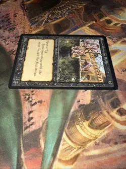 MTG Arabian Nights Black 1/1 First Strike Devil Creature Card Vintage Rare - Image 2