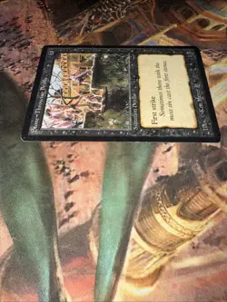 MTG Arabian Nights Black 1/1 First Strike Devil Creature Card Vintage Rare - Image 4