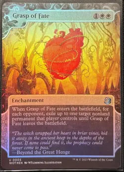 MTG Wilds of Eldraine Enchanting Tales Grasp of Fate Foil (Uncommon) - Image 1