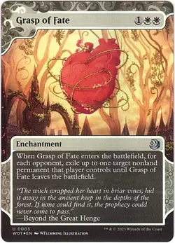 MTG Wilds of Eldraine Enchanting Tales Grasp of Fate Foil (Uncommon) - Image 2