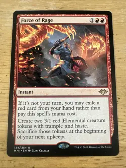 x1 Force of Rage R MTG Modern Horizons M/NM, English - Image 1