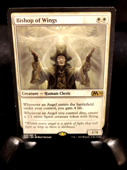 Bishop of Wings MTG Core Set 2020 Regular 8/280 Rare - Lightly Played Excellent - Image 1