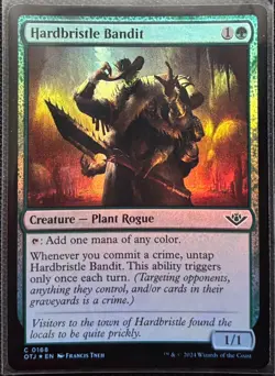 MTG Outlaws of Thunder Junction Hardbristle Bandit Foil (Common) - Image 1