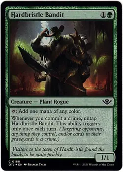 MTG Outlaws of Thunder Junction Hardbristle Bandit Foil (Common) - Image 2