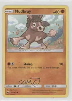 Mudbray Pokemon Sun & Moon Burning Shadows #77 - Image 1