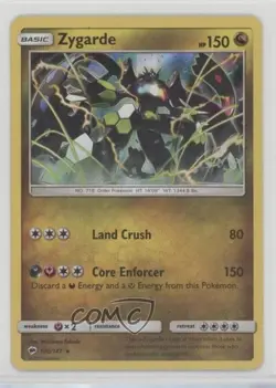 Zygarde Pokemon Sun & Moon Burning Shadows #100 - Image 1