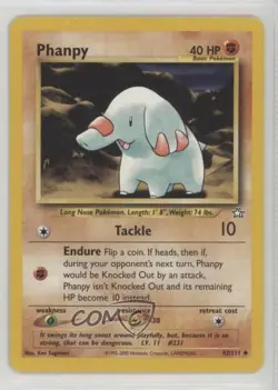 Phanpy Pokemon Neo Genesis #43 2000 - Image 1