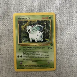 NIDORAN 57/64 COMMON Jungle WOTC 1999 Pokemon - Image 1