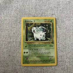 NIDORAN 57/64 COMMON Jungle WOTC 1999 Pokemon - Image 3