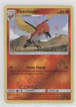 Fletchinder Reverse Foil Pokemon Sun & Moon Unified Minds #31 - Image 1