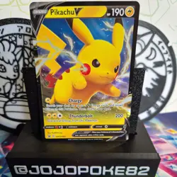 pokemon cards tcg Pikachu V SWSH061 Black Star Promo - Image 1