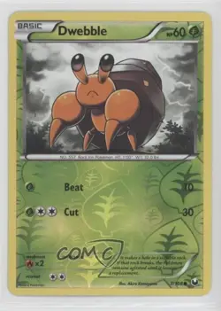 Dwebble Reverse Foil Pokemon Black & White Dark Explorers #7 - Image 1
