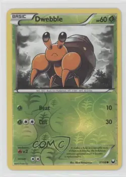 Dwebble Reverse Foil Pokemon Black & White Dark Explorers #7 - Image 1