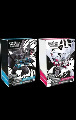 Pokemon Black Bolt and White Flare Booster Bundle Set of 2 Sealed - Image 1