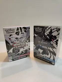 Pokemon Black Bolt and White Flare Booster Bundle Set of 2 Sealed - Image 1