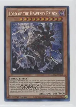 Lord of the Heavenly Prison 1st Ed. YuGiOh Tin Pharaoh's Gods #MP22-EN205 - Image 1