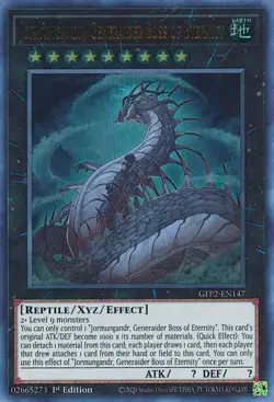 GFP2-EN147 Jormungandr Generaider Boss of Eternity 1st Ed Ultra Rare YuGiOh TCG - Image 1