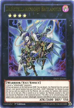 INOV-EN051 Darktellarknight Batlamyus Ultra Rare Near Mint YuGiOh TCG - Image 1