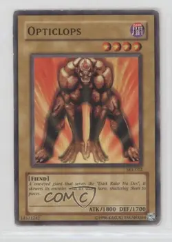 Opticlops Unlimited YuGiOh Starter Deck Kaiba Evolution #SKE-012 2004 - Image 1