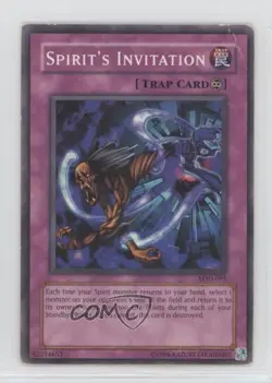 Spirit's Invitation Unlimited YuGiOh Legacy of Darkness #LOD-095 2003 - Image 1