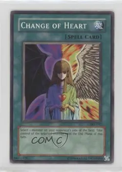 Change of Heart Unlimited YuGiOh Starter Deck Kaiba Evolution #SKE-032 2004 - Image 1